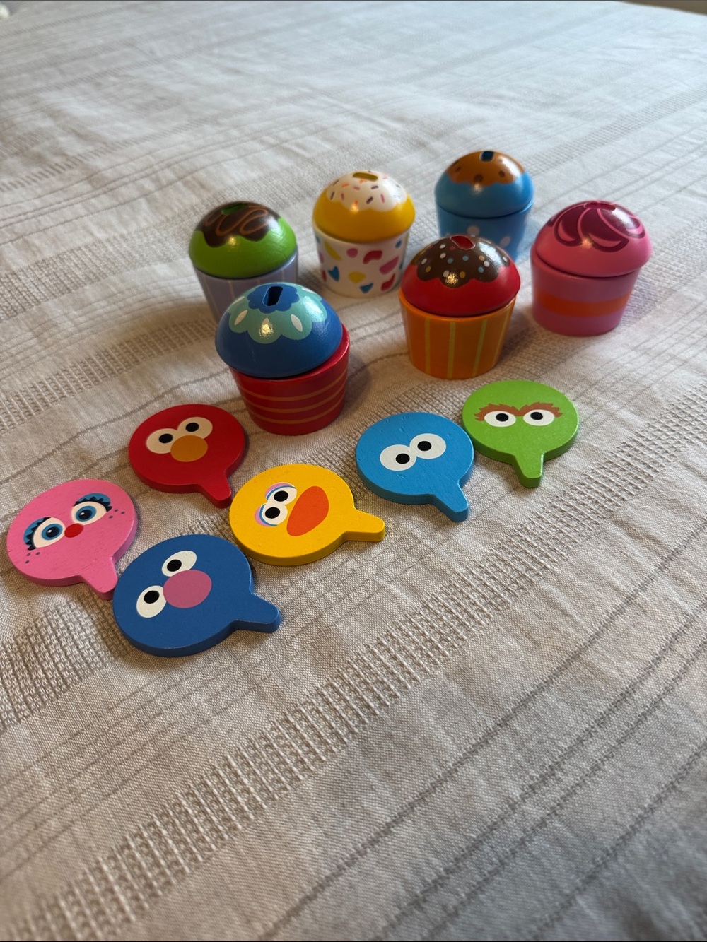 Sesame Street puzzle cupcakes